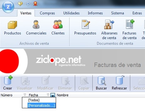 Filtrar datos por fecha personalizado