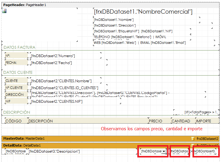 Mostrar más decimales en el precio en el diseño de factura. Parte 1.