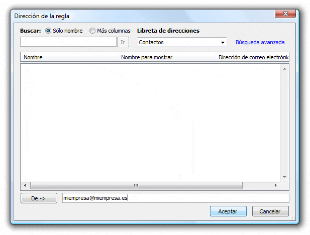Reglas y alertas en Microsoft Outlook