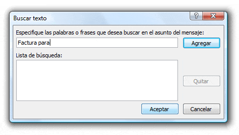 Reglas y alertas en Microsoft Outlook