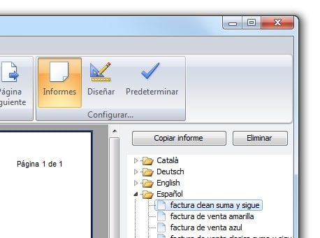 Vista previa > informes Vista previa > informes
