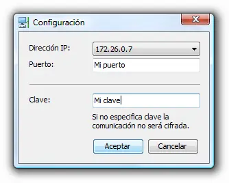 Escritorio remoto - Configuración de ZSoporte control