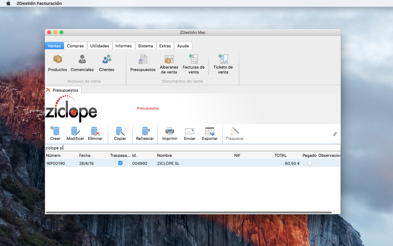 zgestion facturacion mac