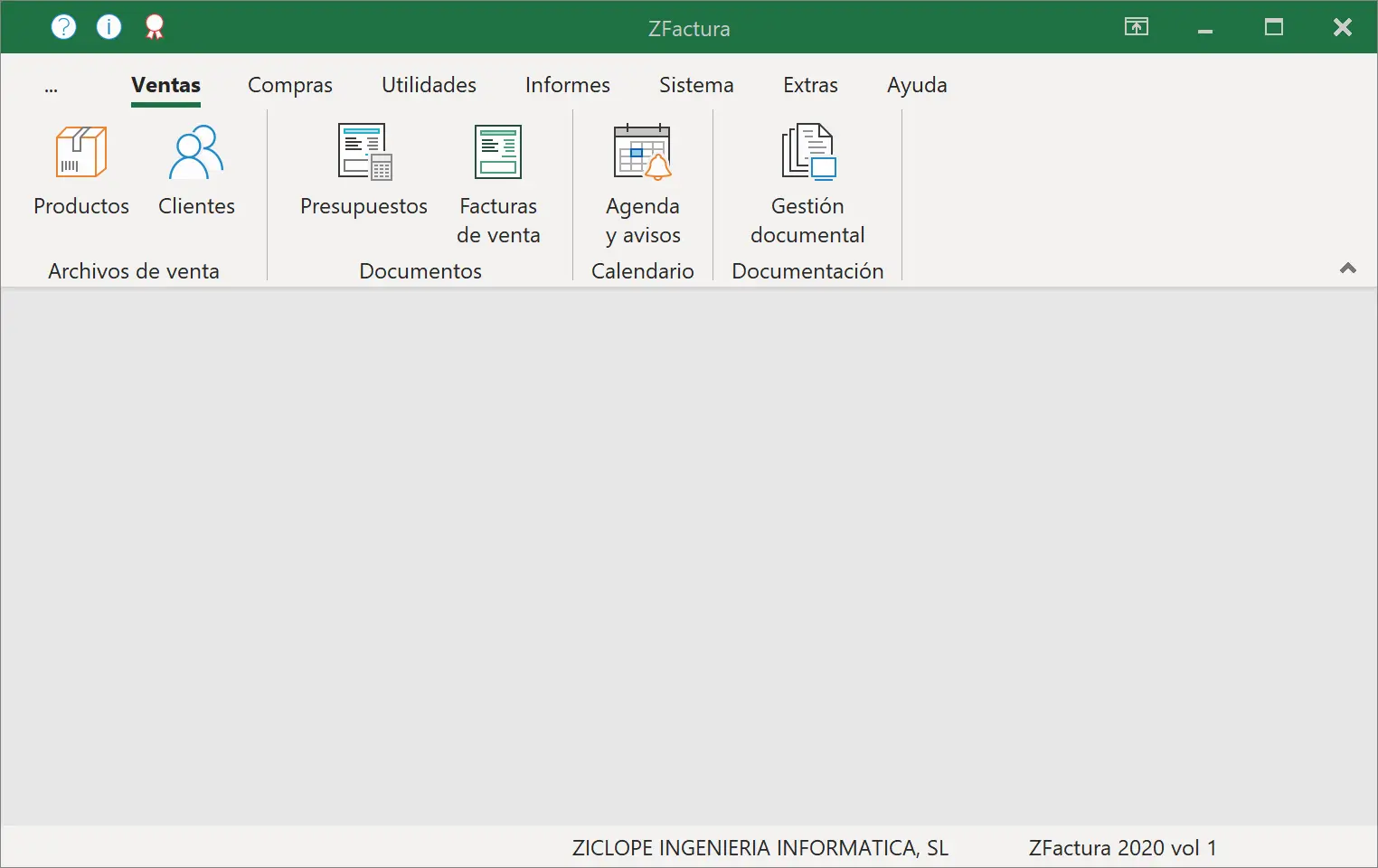 Captura de pantalla de ZFactura para Windows Captura de pantalla de ZFactura para Windows