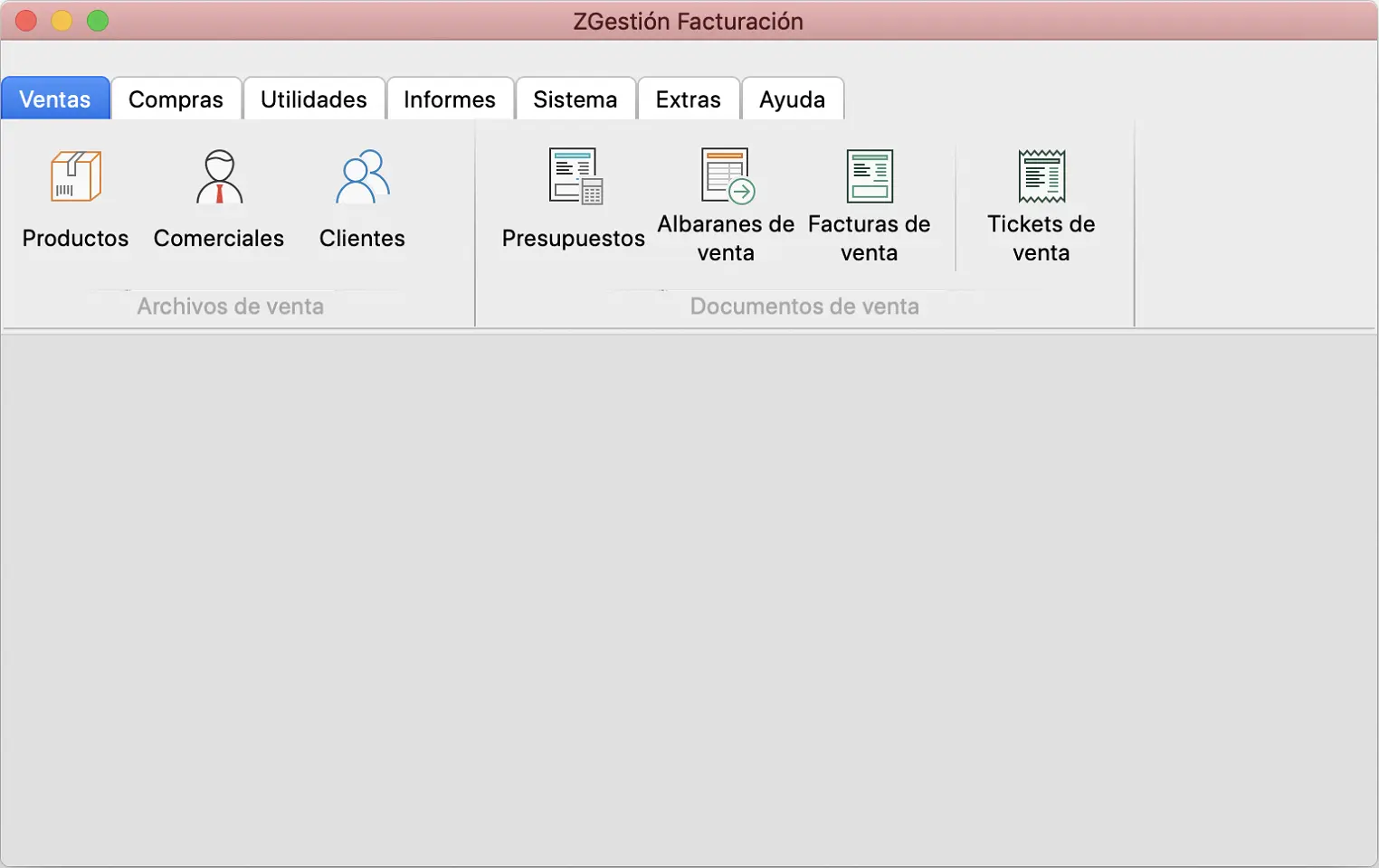 Captura de pantalla de ZGestión para Mac Captura de pantalla de ZGestión para Mac
