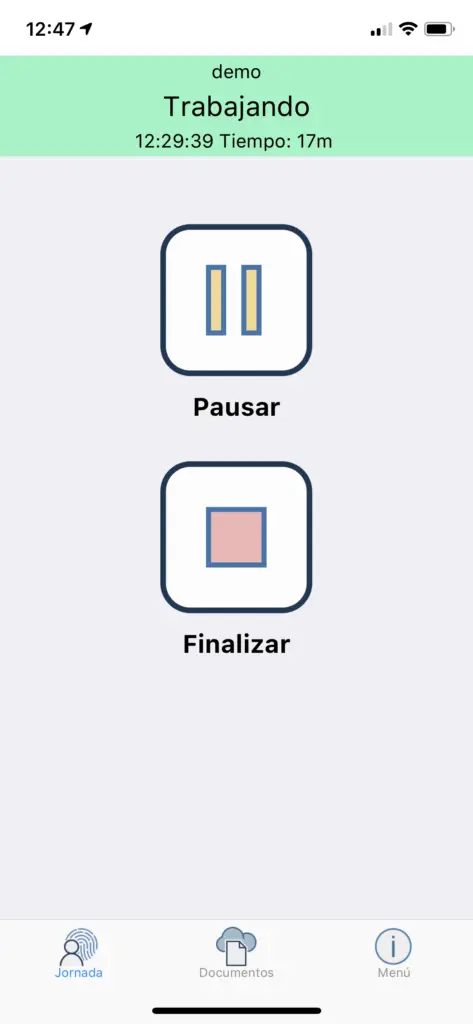 Ziclope Control horario para fichar en el trabajo desde el móvil